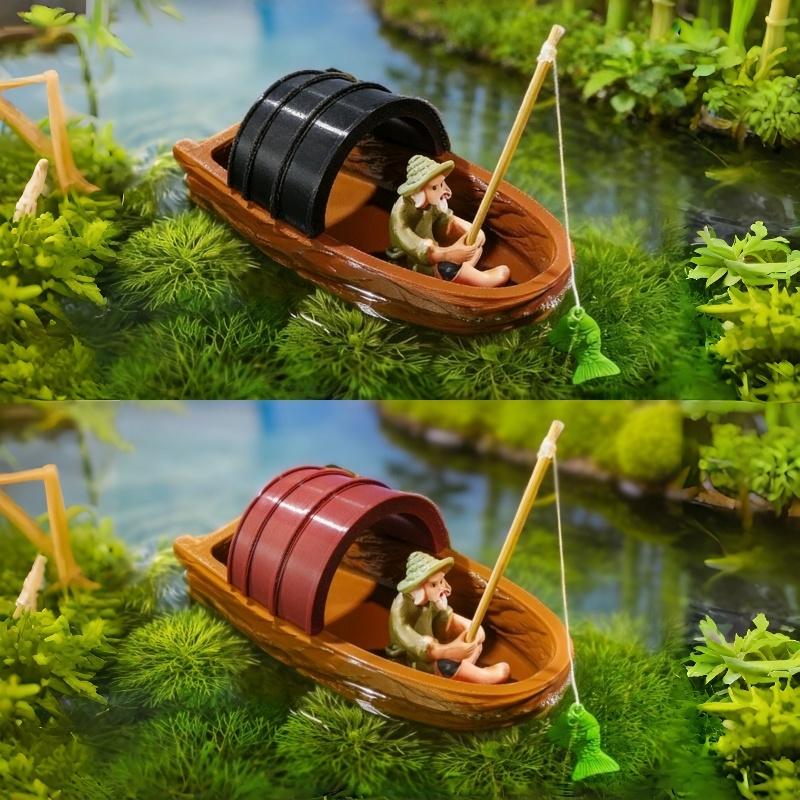 Aquarium Marina - 【S】1Set Fish Tank Pond Landscaping Decoration