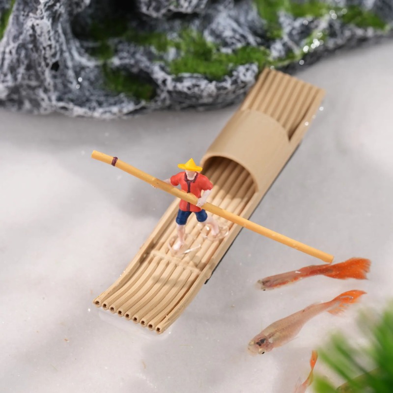 Aquarium Marina - 3D Printed Floating Boat Mini Raft