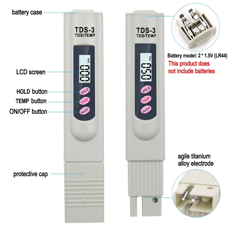 1/3 Pcs Portable LCD Digital T - Aquarium Marine Filter reseña y precio