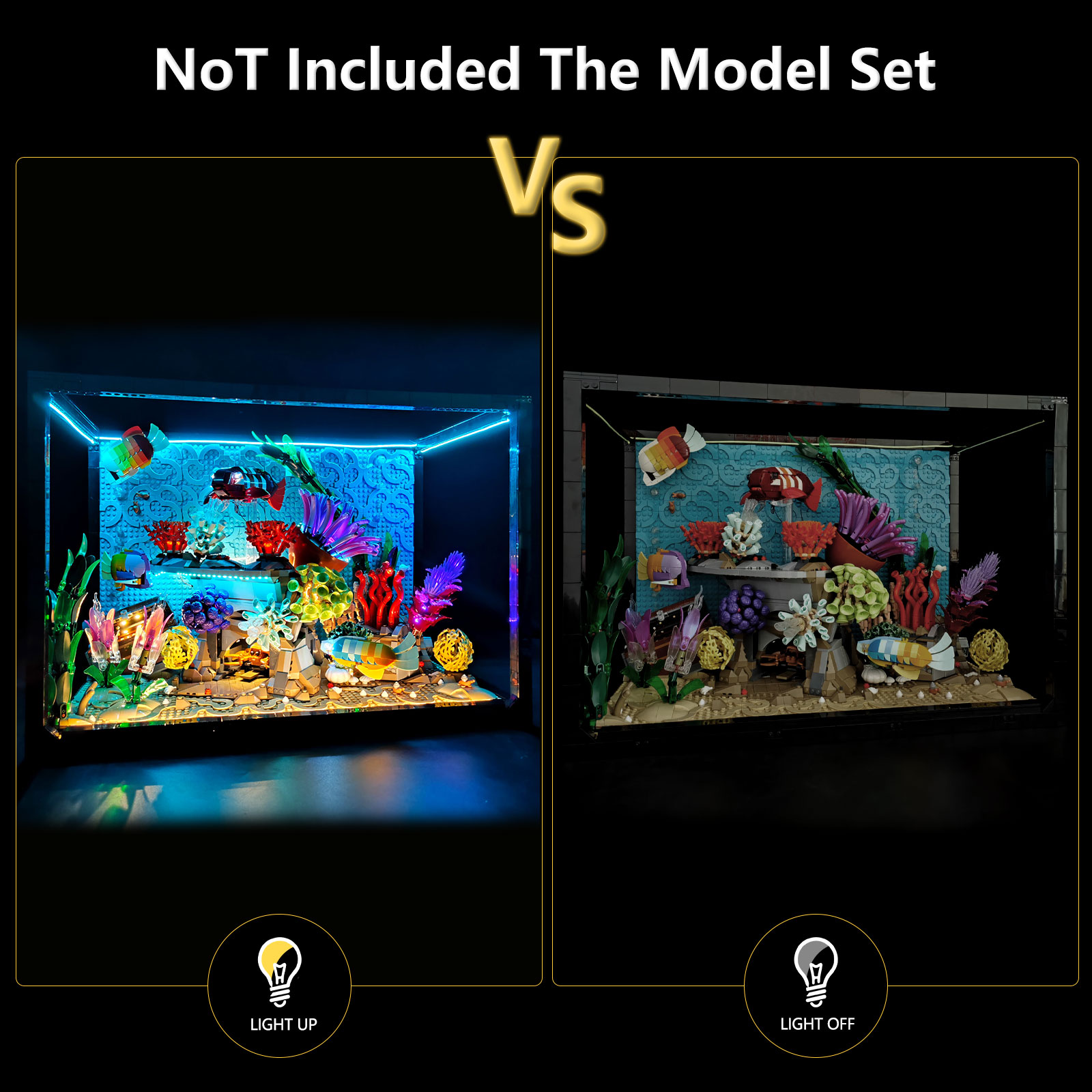 LYBMTWF LED Lighting Kit Compa - Marine Aquarium Lamp reseña y precio