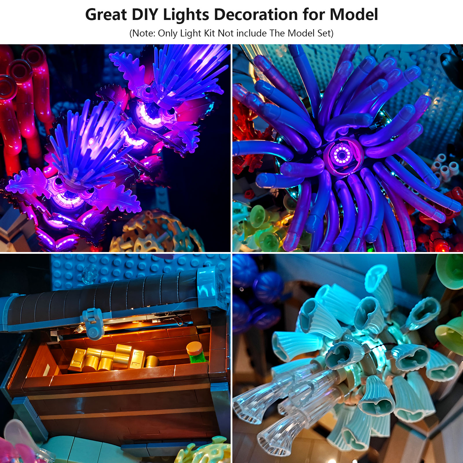 LYBMTWF LED Lighting Kit Compa - Marine Aquarium Lamp reseña y precio