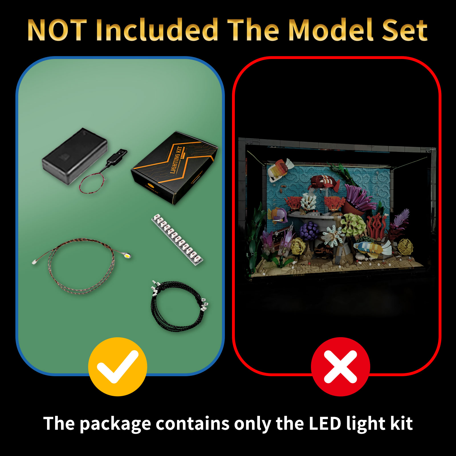 LYBMTWF LED Lighting Kit Compa - Marine Aquarium Lamp reseña y precio
