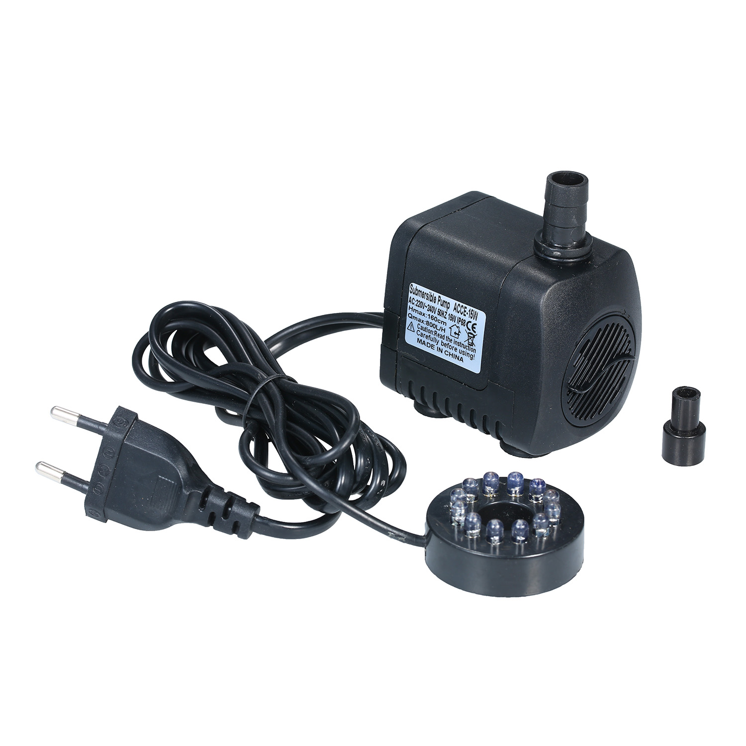 LED Light Submersible Pump 800 - Marine Aquarium Lamp reseña y precio