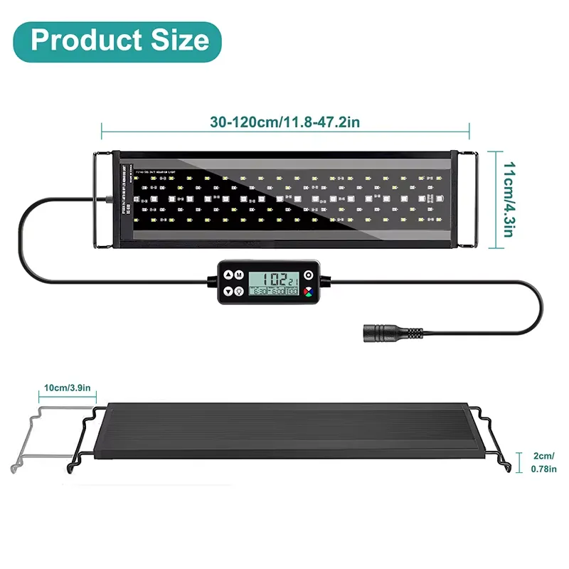 For SIROKA SRK-YFT 90cm IP68 I - Marine Aquarium Lamp reseña y precio