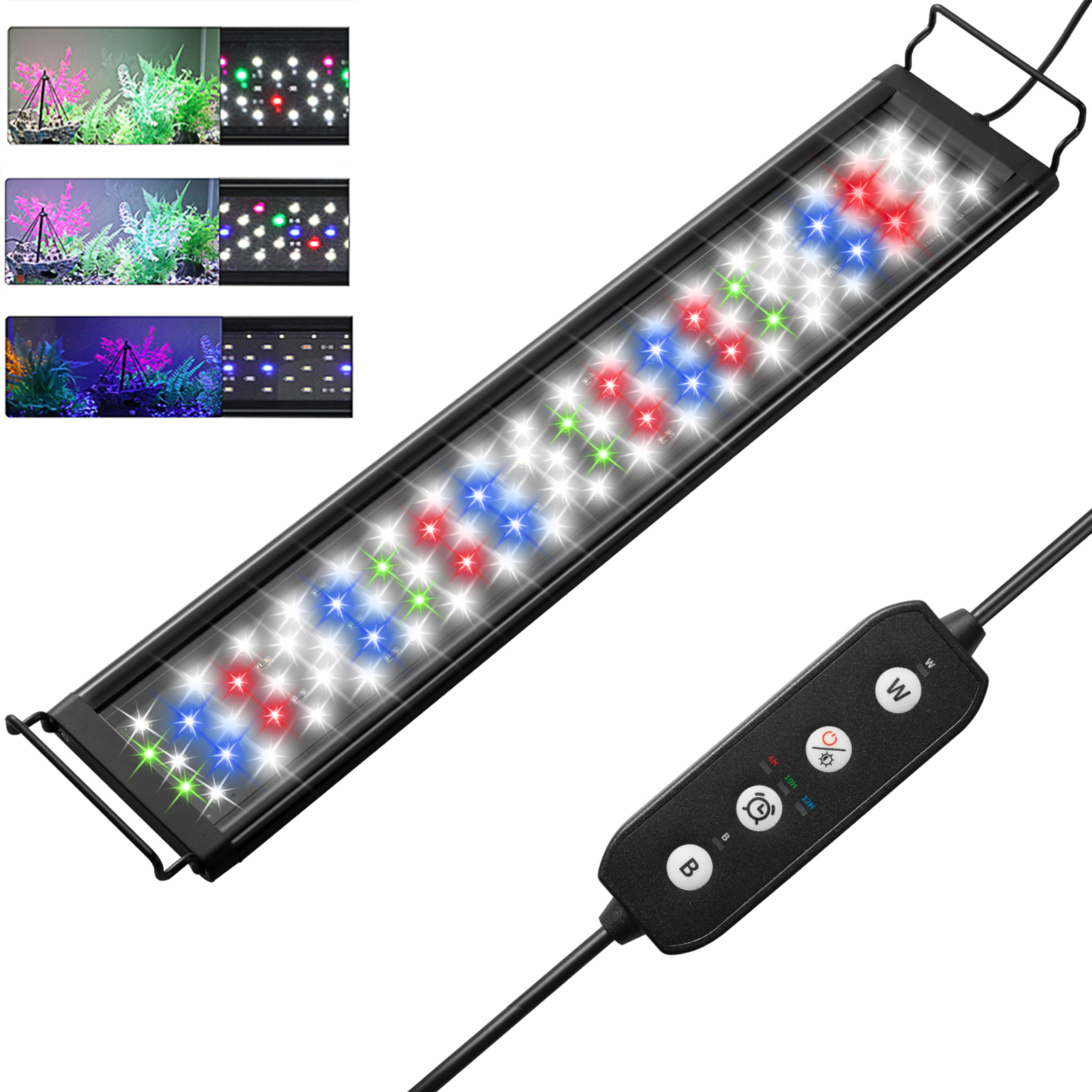 30-60CM Inch Aquarium Dimmable - Marine Aquarium Lamp reseña y precio