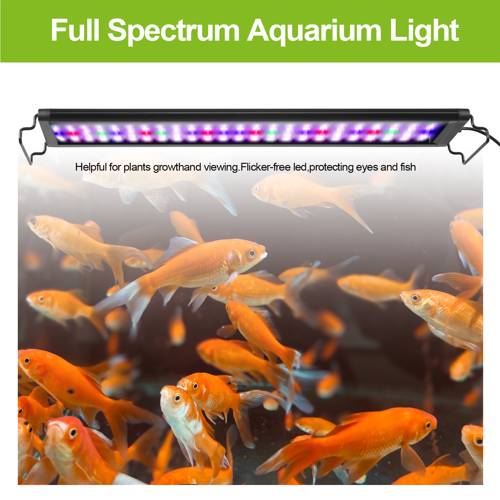 30-60CM Inch Aquarium Dimmable - Marine Aquarium Lamp reseña y precio