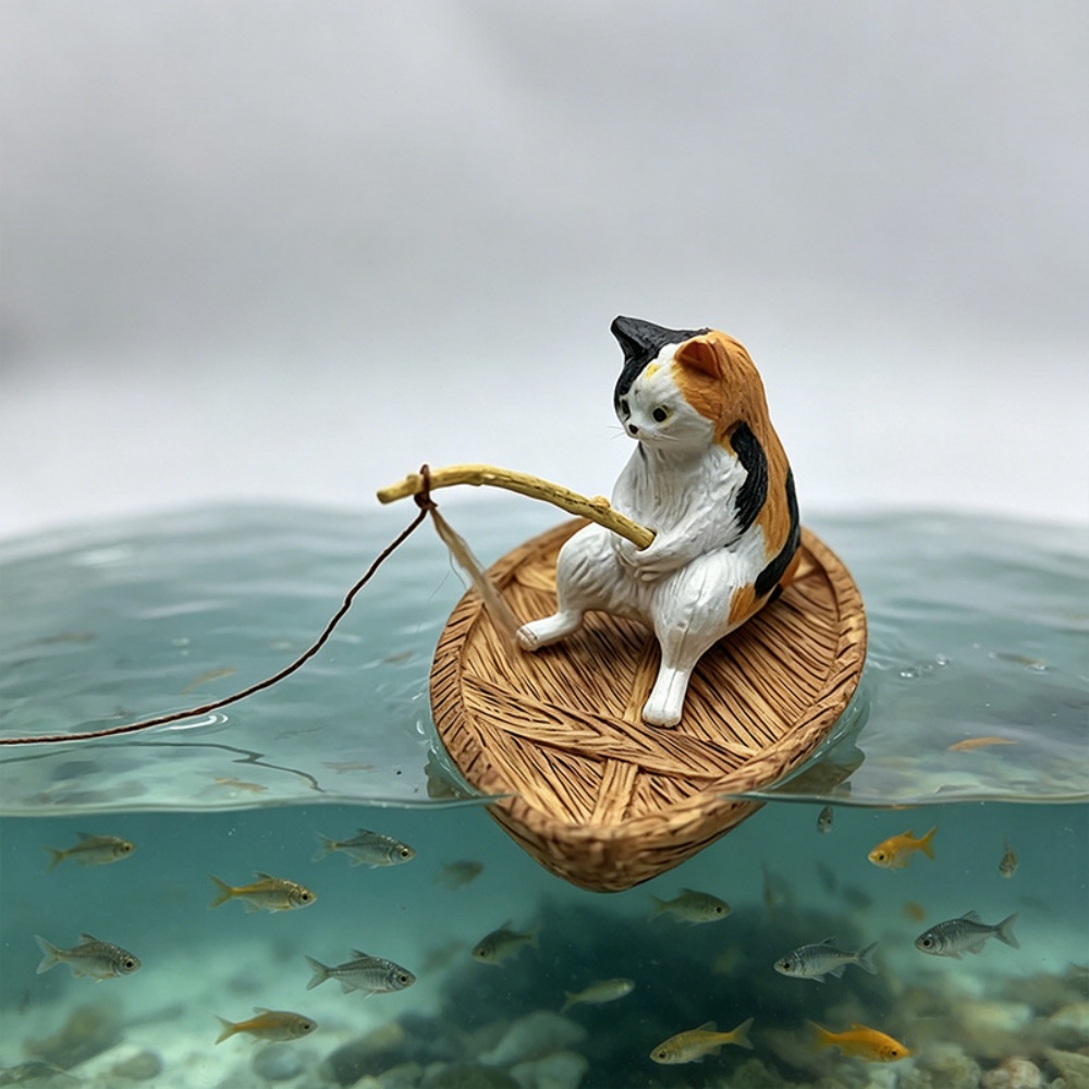 Creative Cat Fishing Boat Aqua - Aquarium Marina reseña y precio
