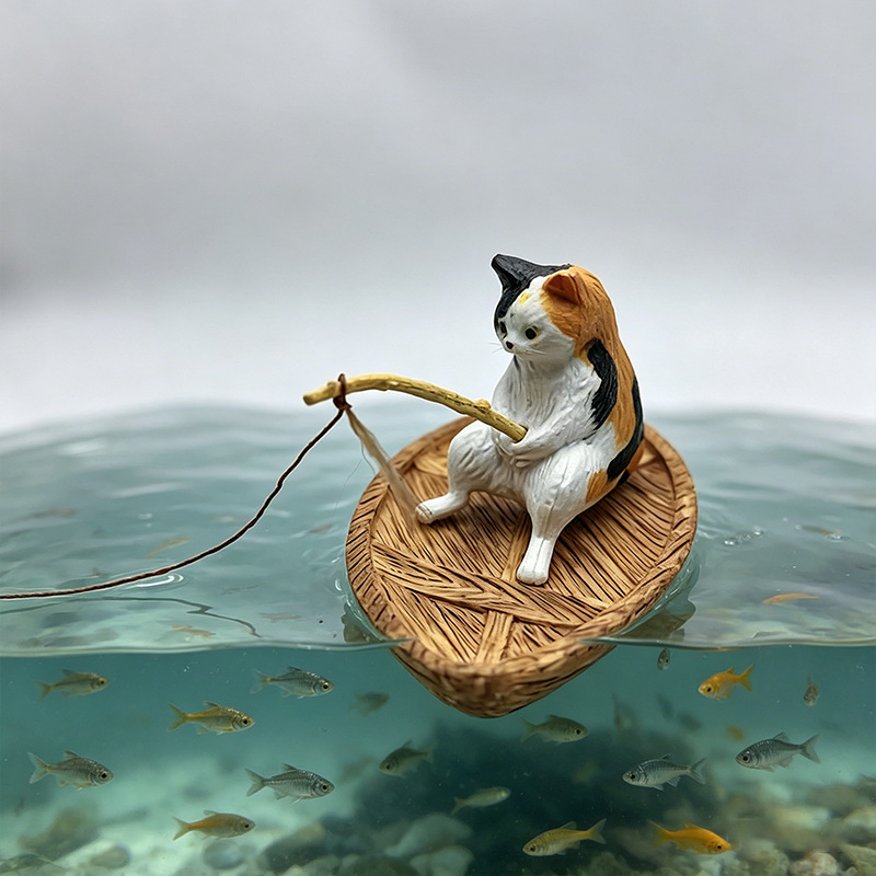 Creative Cat Fishing Boat Aqua - Aquarium Marina reseña y precio