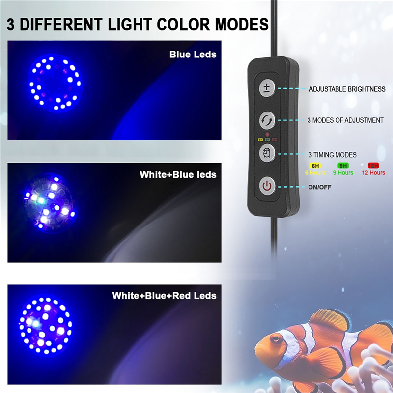 30W Aquarium Fish Tank Sea Wat - Marine Aquarium Lamp reseña y precio