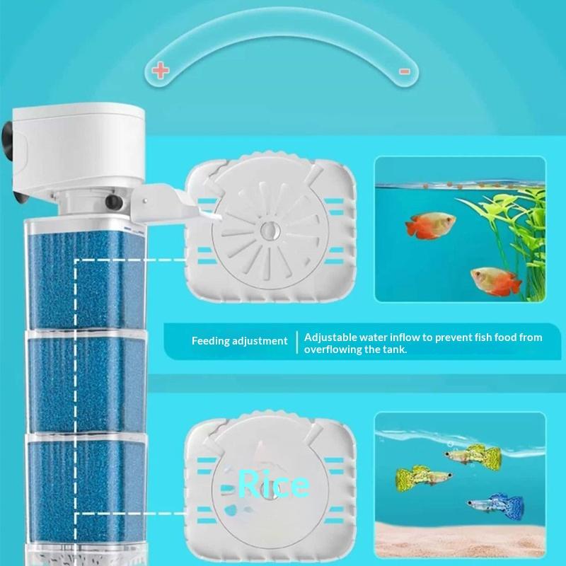 6 In1 Aquarium Filter Pump Fis - Aquarium Marine Filter reseña y precio