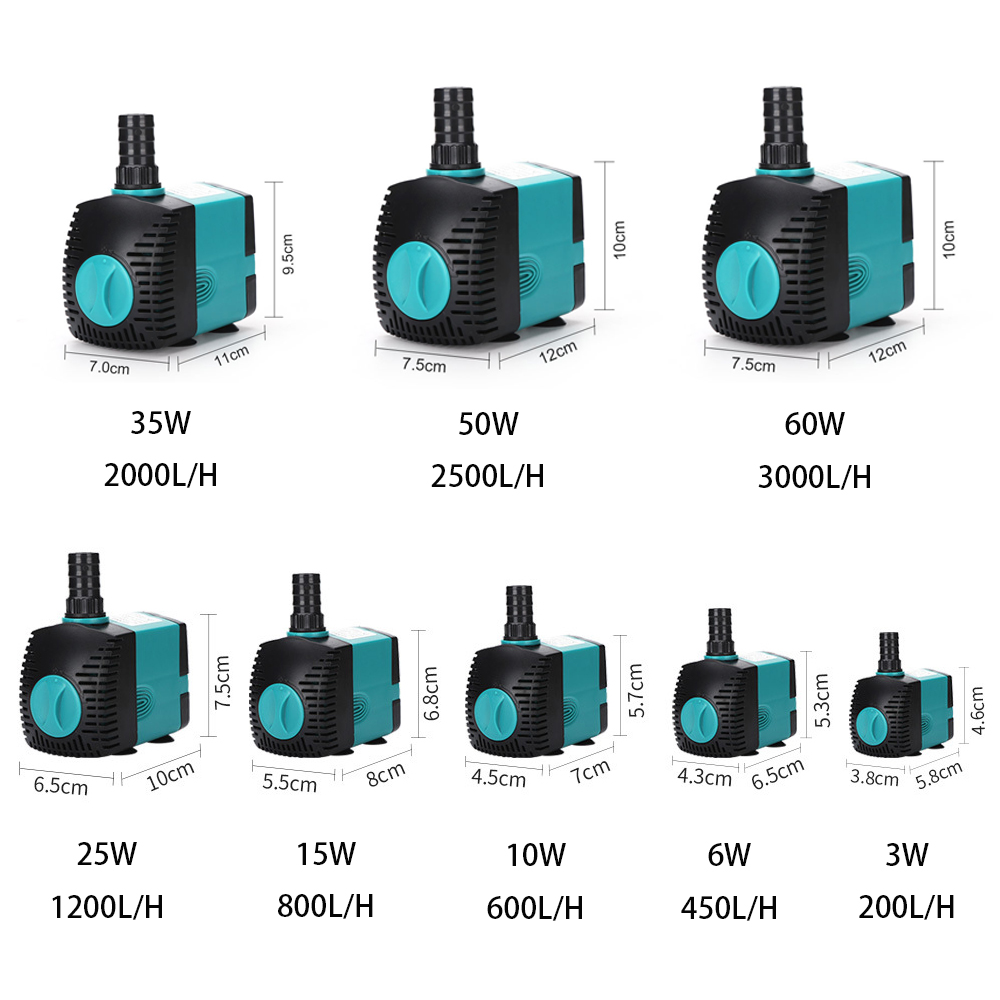 Ultra-Quiet 3/6/10/15/25/35/50 - Aquarium Marine Filter reseña y precio