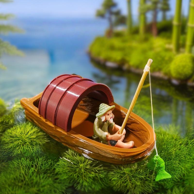 【S】1Set Fish Tank Pond Landsca - Aquarium Marina reseña y precio