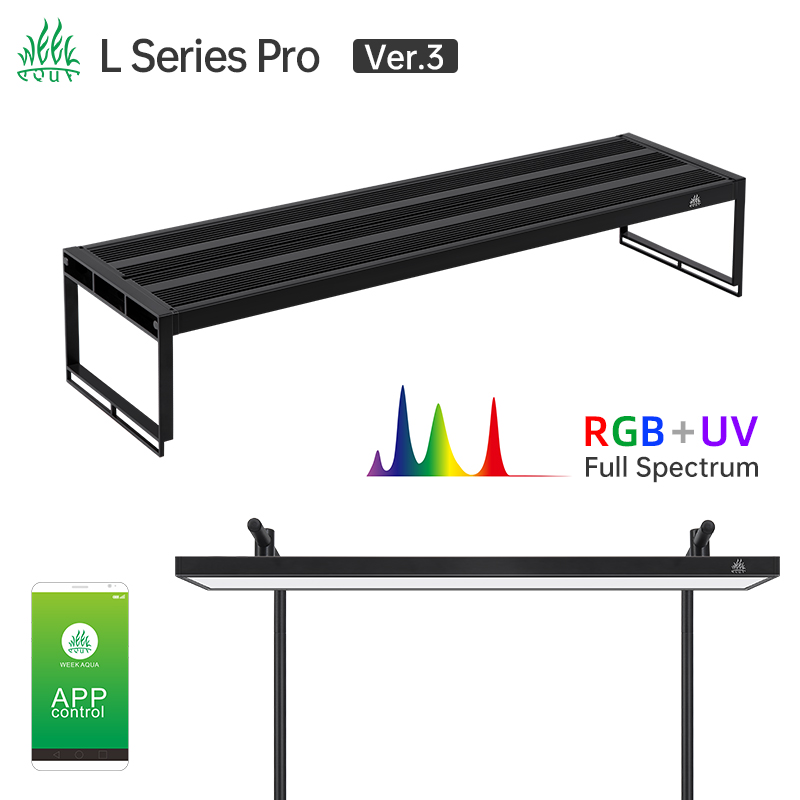 WEEK AQUA L Series APP Control - Marine Aquarium Lamp reseña y precio