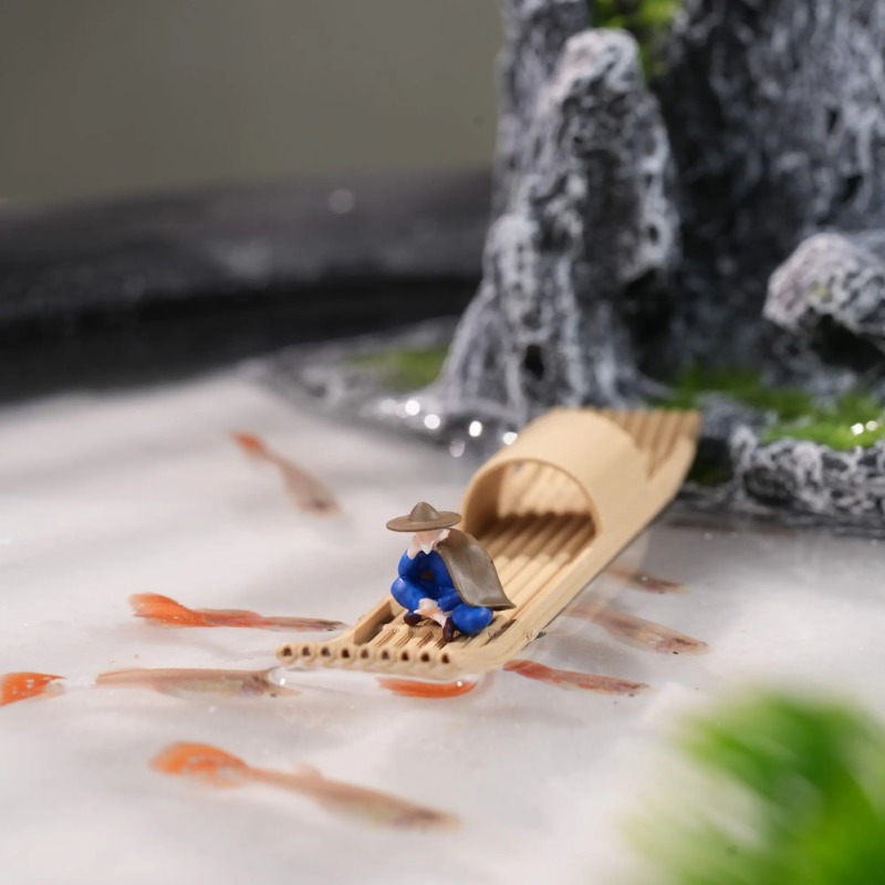 3D Printed Floating Boat Mini  - Aquarium Marina reseña y precio