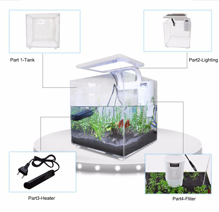 Mini Acrylic (25*25*25cm) Sale - Aquarium Marina reseña y precio
