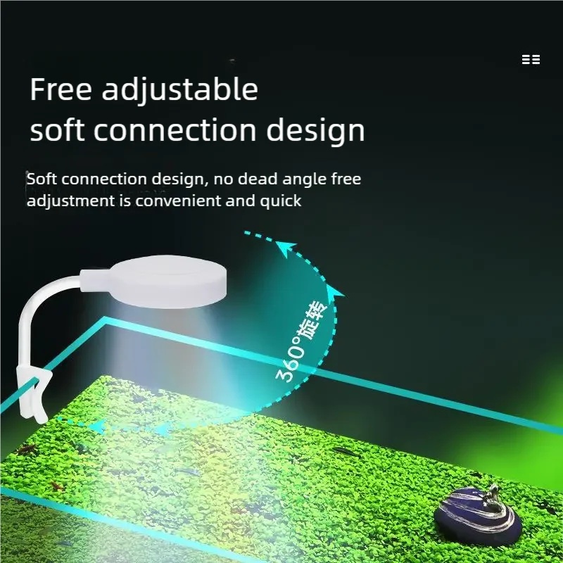 3W LED Clip-On Aquarium Light  - Marine Aquarium Lamp reseña y precio
