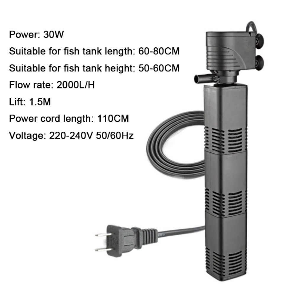 Plastic 3 in 1 Fish Tank Filte - Aquarium Marine Filter reseña y precio