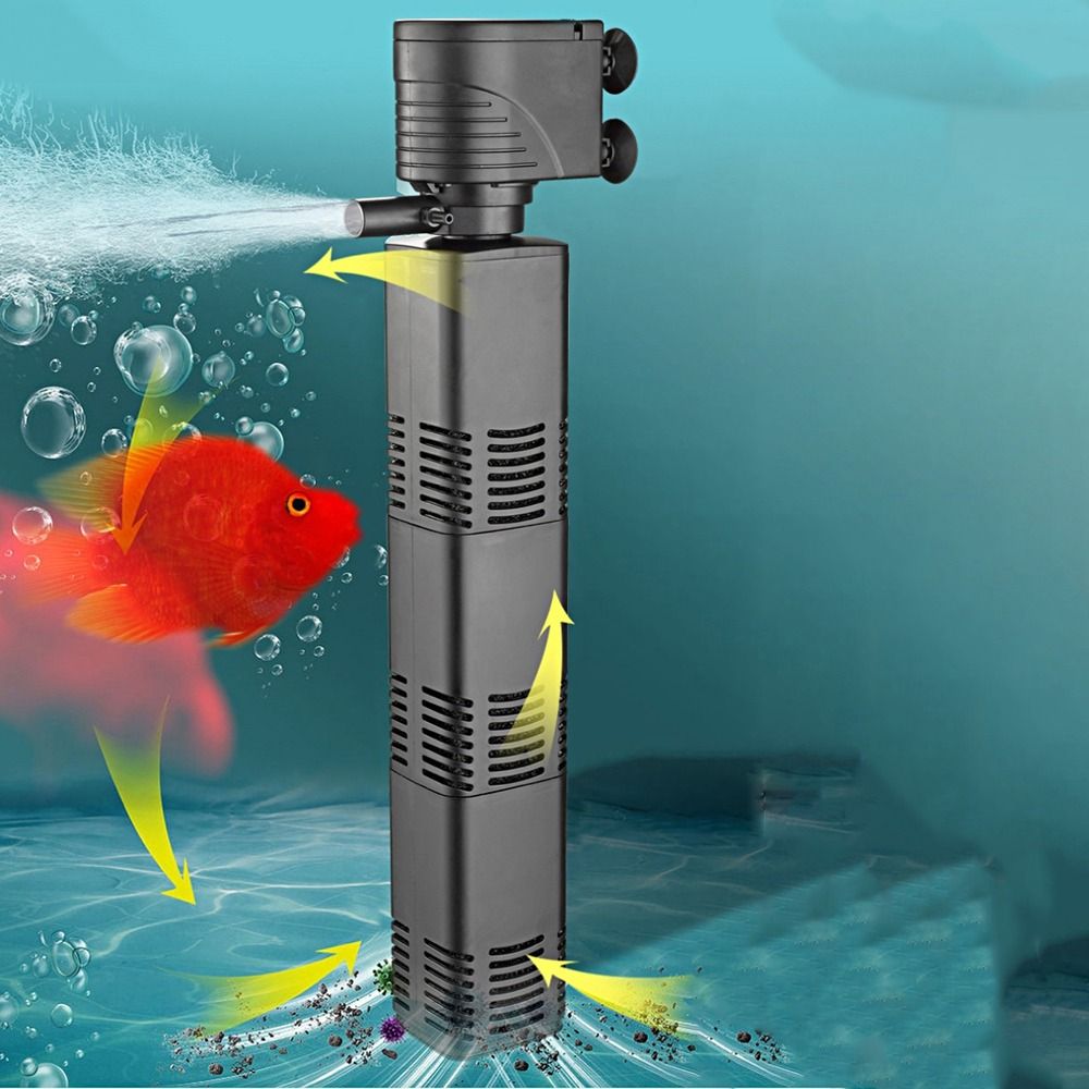 Plastic 3 in 1 Fish Tank Filte - Aquarium Marine Filter reseña y precio