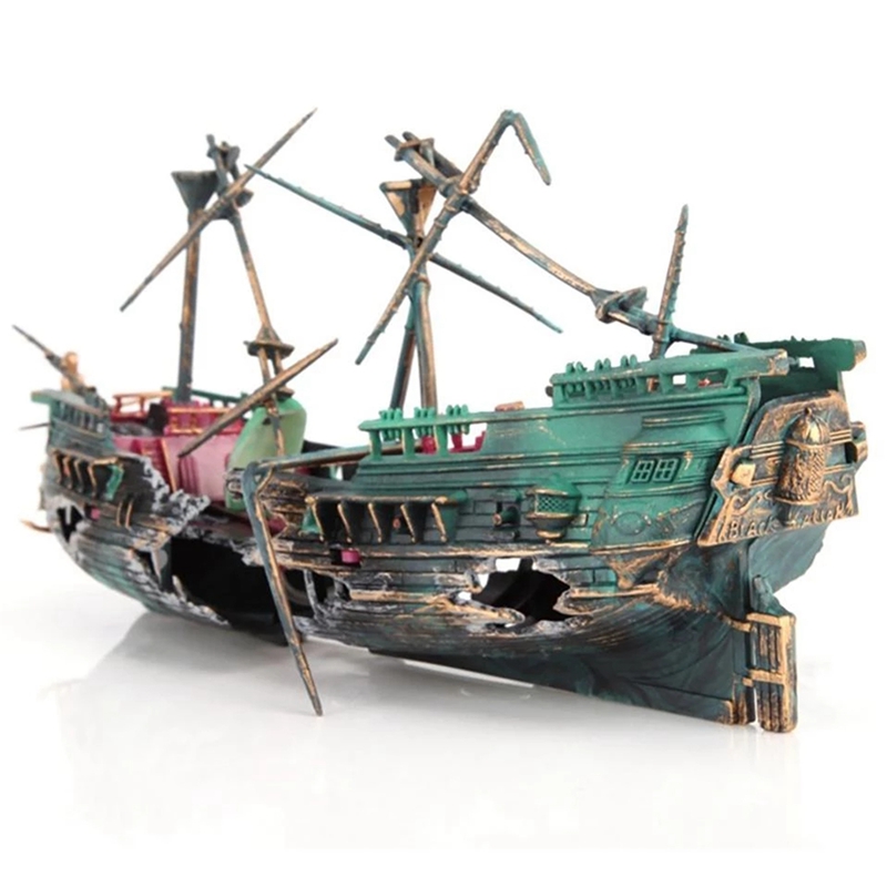 Large Aquarium Shipwreck Decor - Aquarium Marina reseña y precio