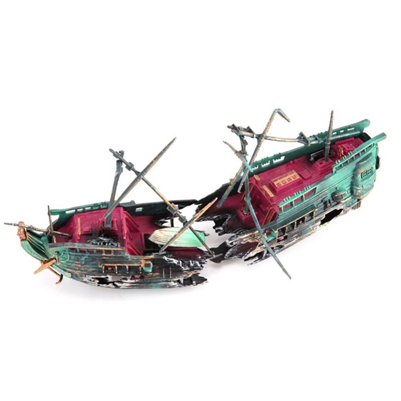 Large Aquarium Shipwreck Decor - Aquarium Marina reseña y precio