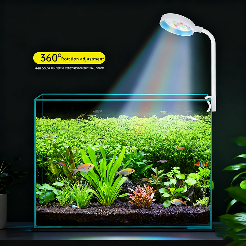 USB LED Fish Tank Clip Lamp Hi - Marine Aquarium Lamp reseña y precio