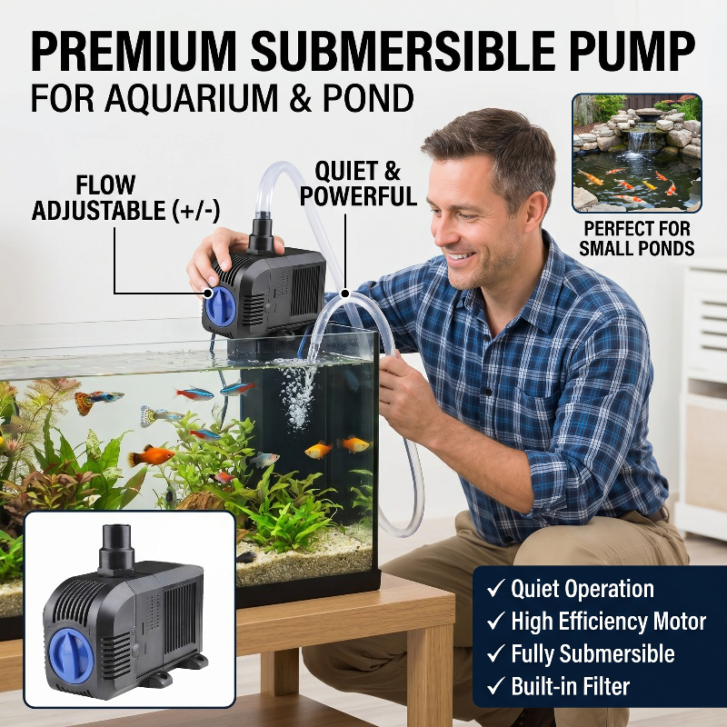 Ultra-Quiet HJ Series 500—3000 - Aquarium Marine Filter reseña y precio