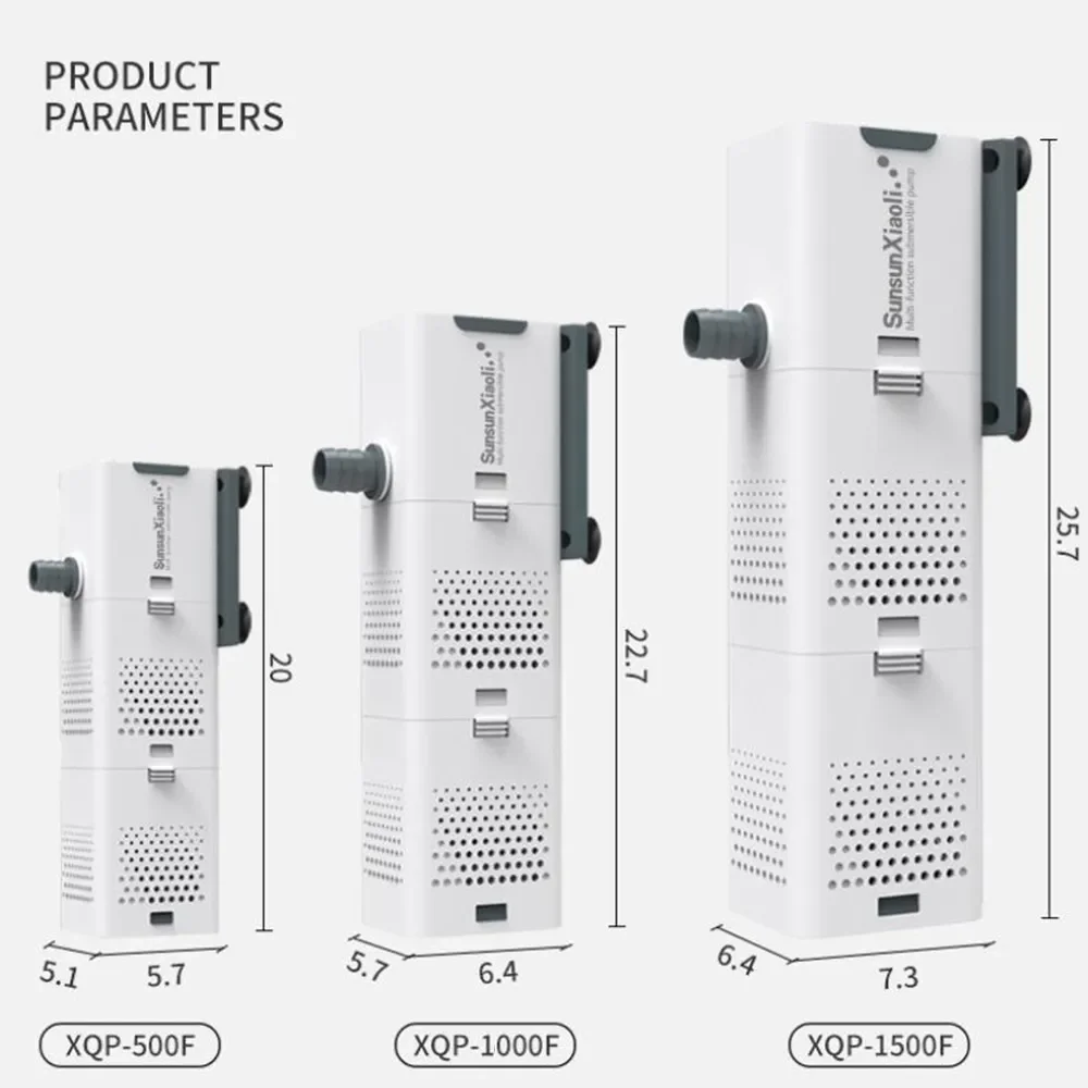 3 In 1 Aquarium Filter Pump Aq - Aquarium Marine Filter reseña y precio