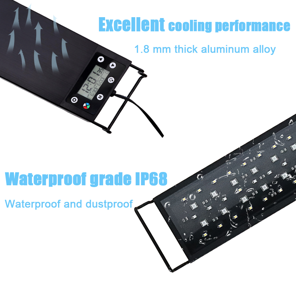 30-60cm Fish Tank 24/7 Full Sp - Marine Aquarium Lamp reseña y precio
