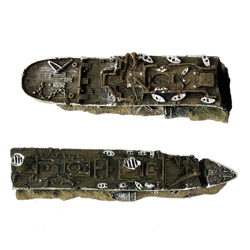 Titanic Wreck Fish Tank Decora - Aquarium Marina reseña y precio