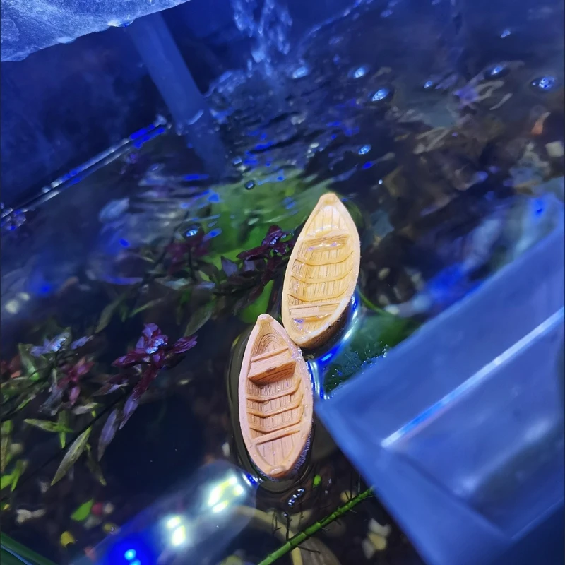 Simulation Floating Mini Boat  - Aquarium Marina reseña y precio