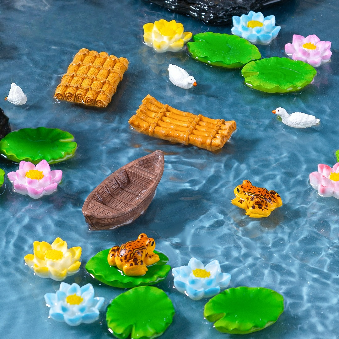Simulation Floating Mini Boat  - Aquarium Marina reseña y precio